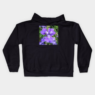 Purple Iris Kids Hoodie